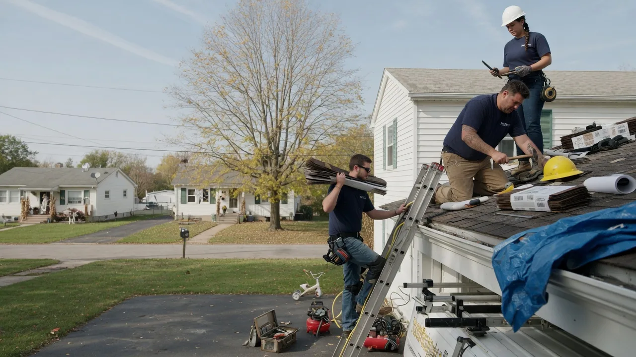Local Roofing Contractors in Ohlman, IL near me